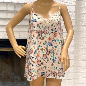 Promod Boutique Lightweight Floral Tank size 12 New!